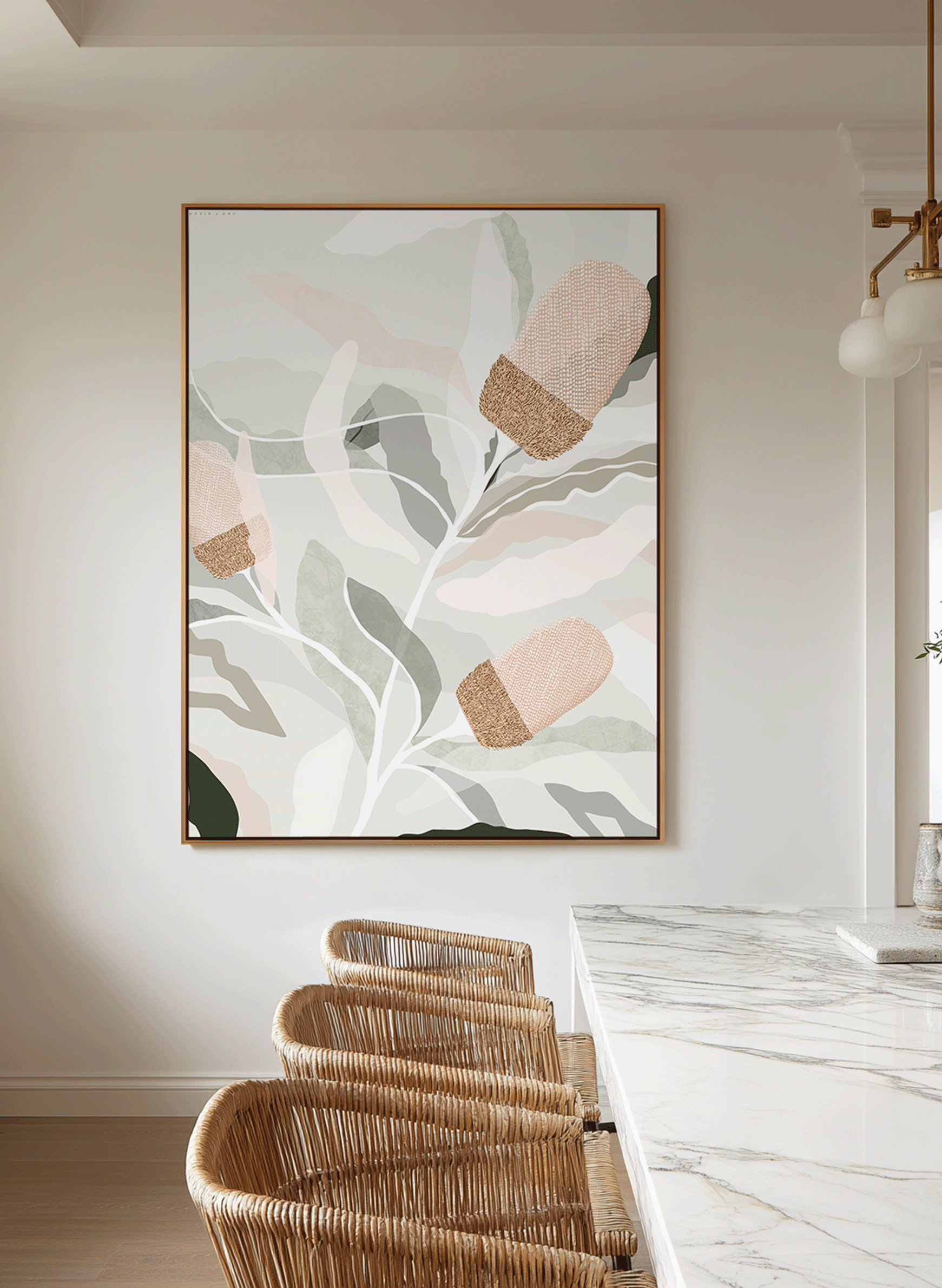 GOLDEN BANKSIA  ~ SAGE