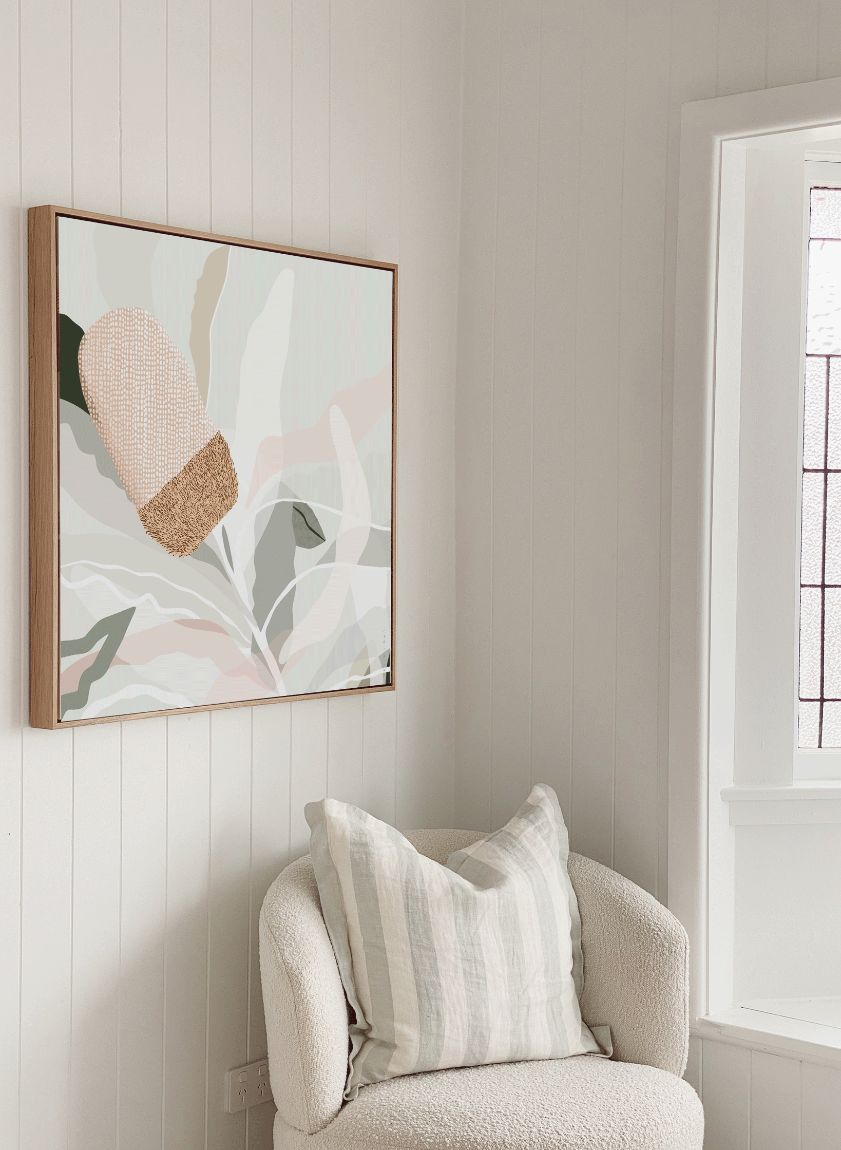 SUNLIT BANKSIA ~ SAGE