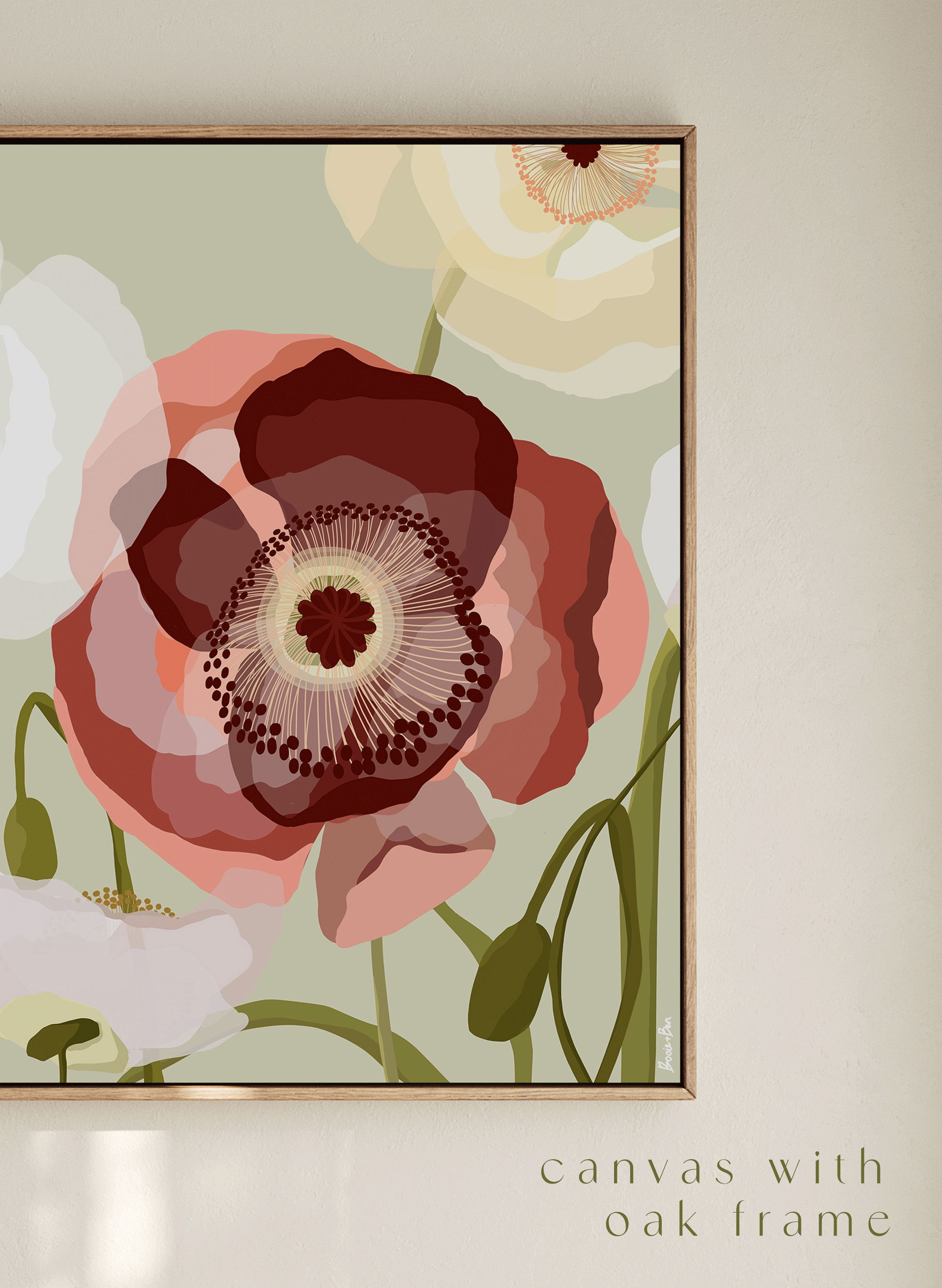 POPPY BLOOM 1 ~ PISTACHIO