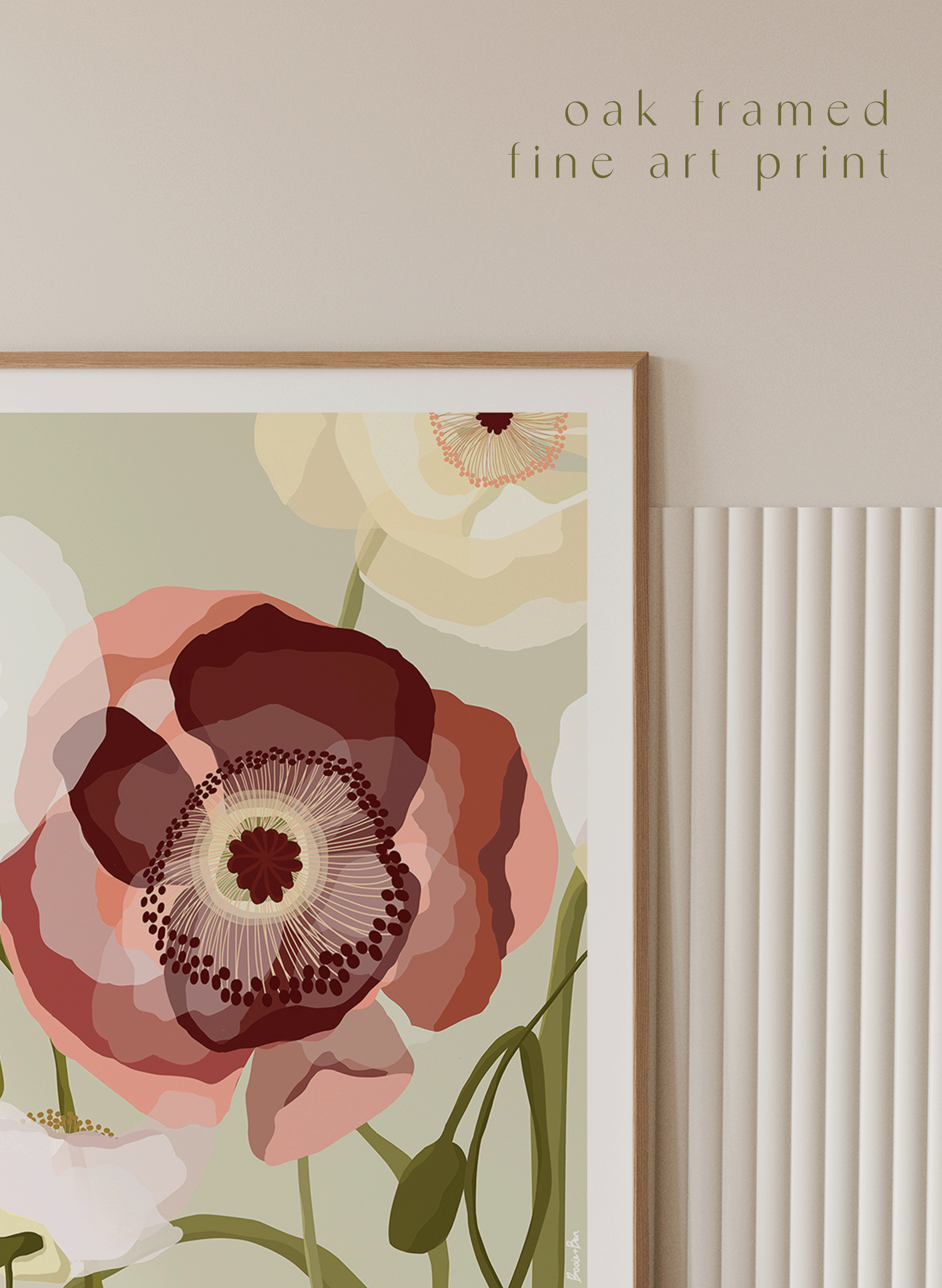 POPPY BLOOM 1 ~ PISTACHIO