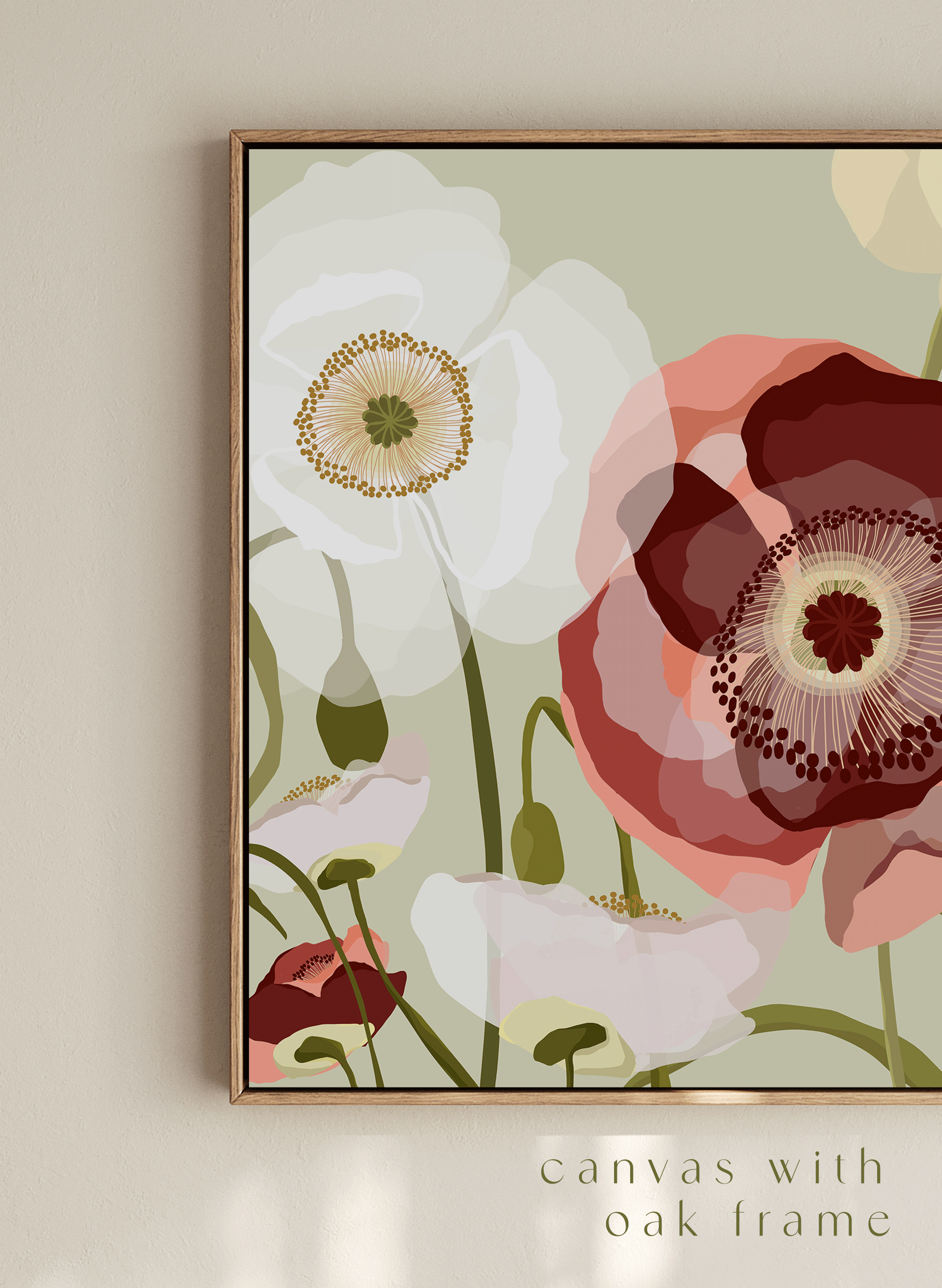 POPPY BLOOM 1 ~ PISTACHIO