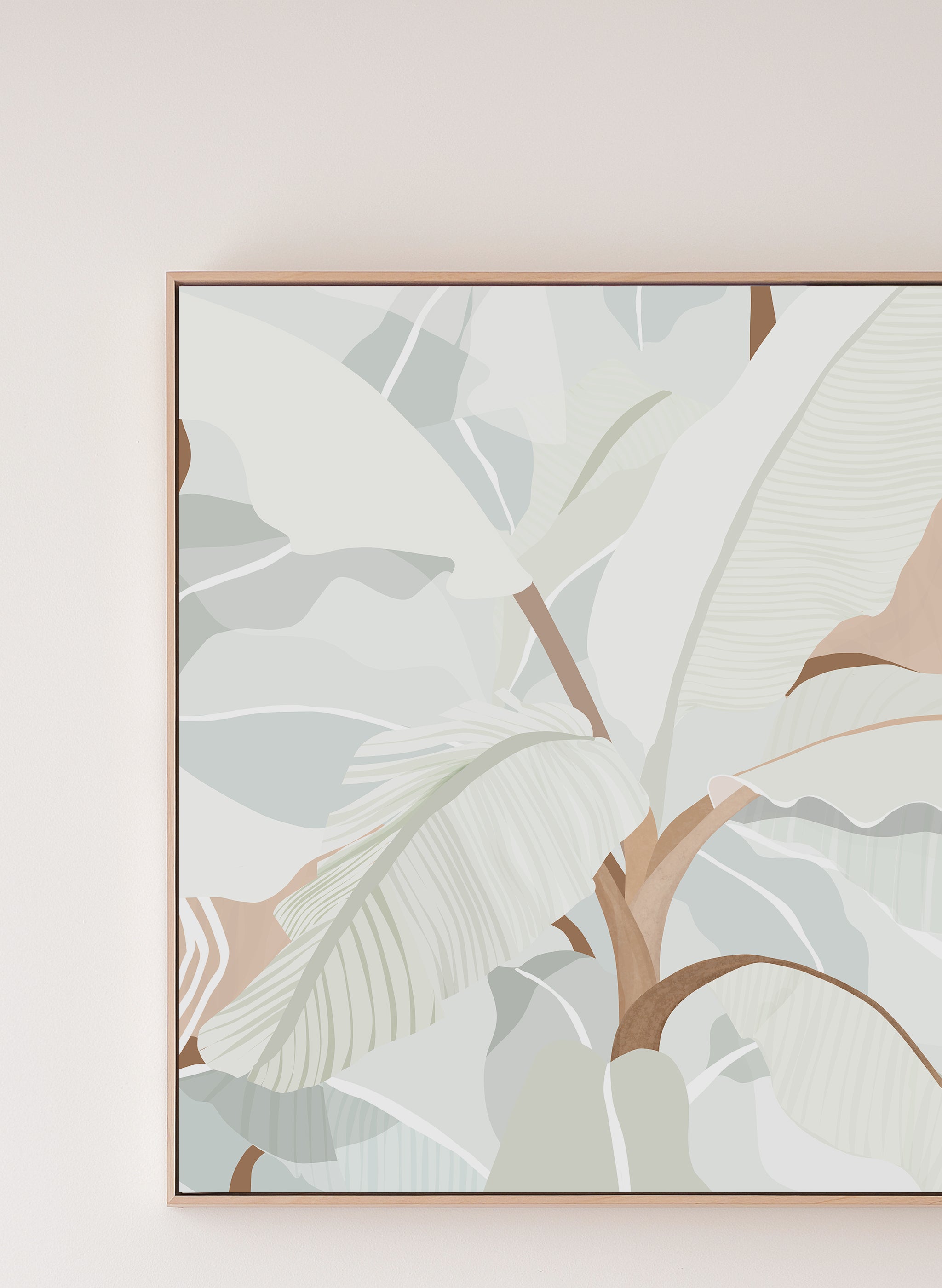 PAIR PANDANUS + WATERFALL PALM SQUARE