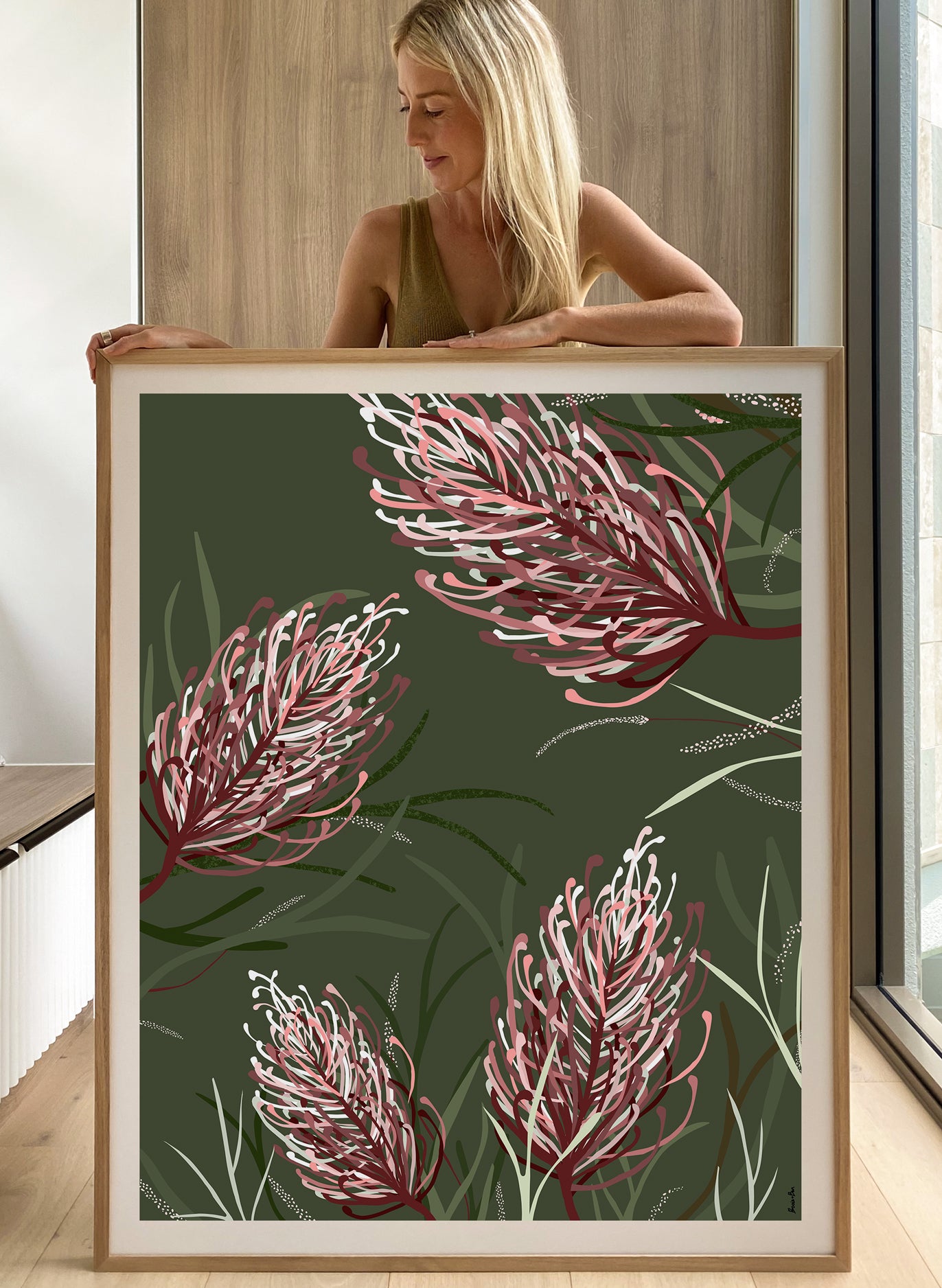 MOONLIGHT GREVILLEA ~ VERTICAL