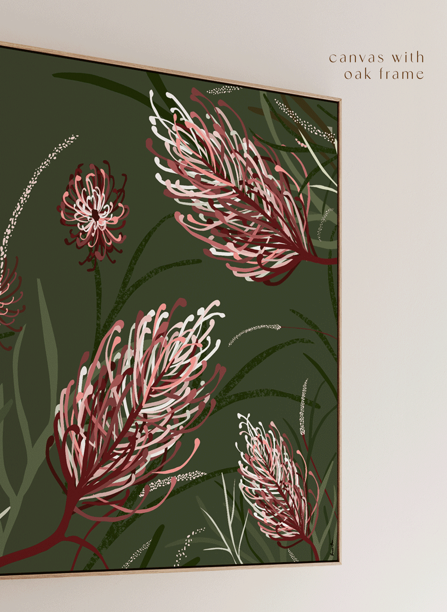 MOONLIGHT GREVILLEA ~ LONG LANDSCAPE