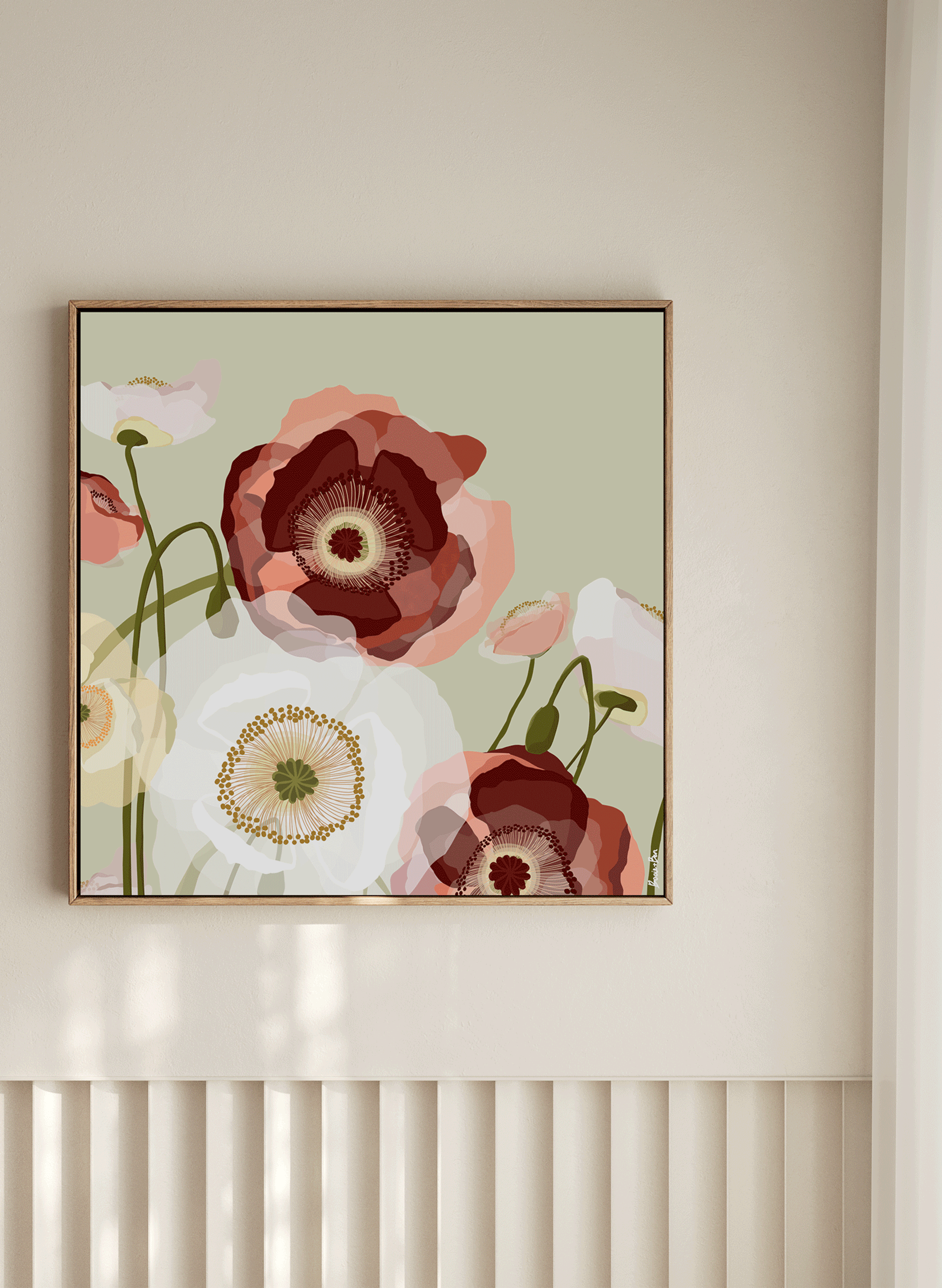 POPPY BLOOM 2 ~ PISTACHIO